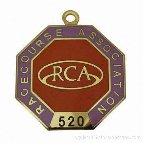 Hard Enamel Lapel Pin, Available in Various Platings